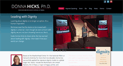 Desktop Screenshot of drdonnahicks.com